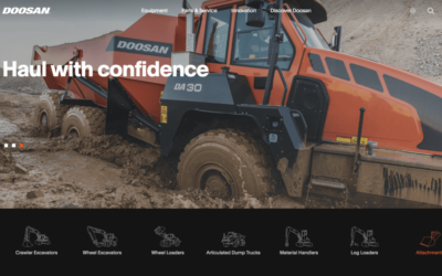 Doosan Reveals Equipment Website