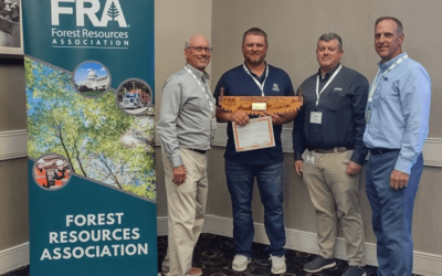 Aaron Street Recognized As FRA’s Appalachian Region Outstanding Logger